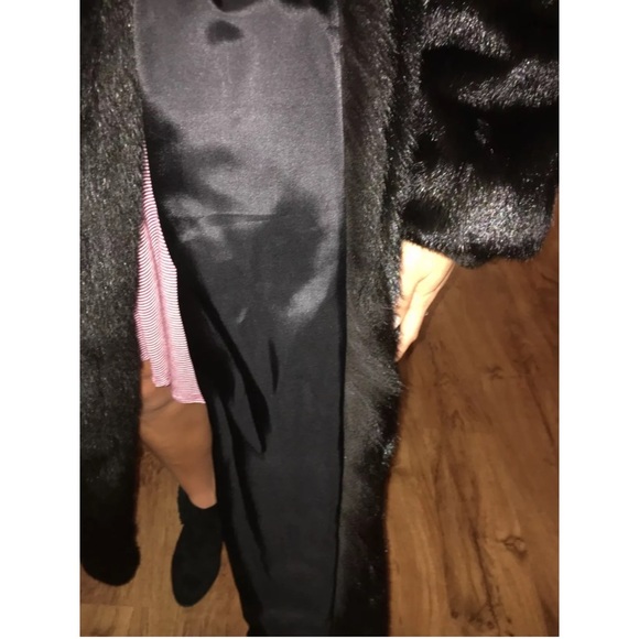 Custom authentic floor length Mink Coat - Picture 5 of 5